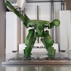 20180305_171244.jpg Free STL file Metal Gear Rex with Stand (Metal Gear Solid)・3D printing idea to download, Dragon2781
