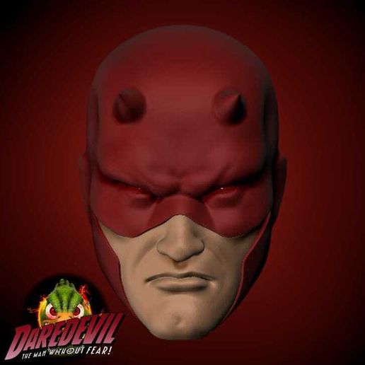 Marvel Legends Daredevil Head 3D model