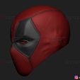 09.jpg Deadpool Mask - Marvel comics 3D print model