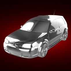 STL file VOLKSWAGEN GOLF MK3 OUTLINE 🚗・3D printer design to download・Cults