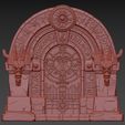 p2.jpg Ancient Gate 01- By STL GLB FIle | PBR Textures