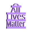 All_Lives_Matter_Keyring.stl All Lives Matter Keyring