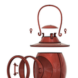 Lantern3D-Exploded2.png Farol de pared Over the Garden
