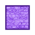 PavingStones115_BRACINGS_30mm_square_base_hollow_PRINT.stl 3 in 1 BUNDLE - Paving Stones 115 texture Bases Set (round, square and rectangle, oval) + thin bases | Perfect For Tabletop Wargames & RPG's