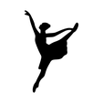 a.png Ballet Girl 2D Decor Art