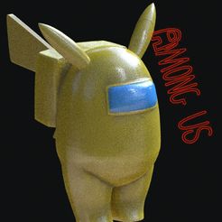 picachu.jpg STL-Datei AMONG US pikachu・3D-Drucker-Vorlage zum herunterladen