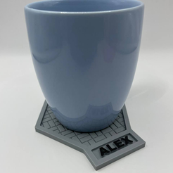 1.png Coffee Cup Coaster - Custom Name