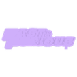 Fast and furius.stl Fast & Furious logo [Easy Print].