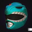 Green_MMPR_Power_Ranger_Cosplay_Helmet_3D_Print_Model_06.jpg Green Ranger Mighty Morphin Power Ranger Cosplay Helmet STL file