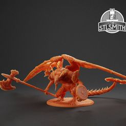 Bell_Gargoyle_Render_Smith.jpg Fichier STL Gargouille de cloche Dark Souls Miniature STL・Design pour impression 3D à télécharger, TheSTLSmith