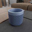 HighQuality.png 3D Cylinder Vase for Flowers Gifts for Her with 3D Stl File & Modern Decor, 3D Printing, Decorative Vase, 3D Printed Decor, 3D Art