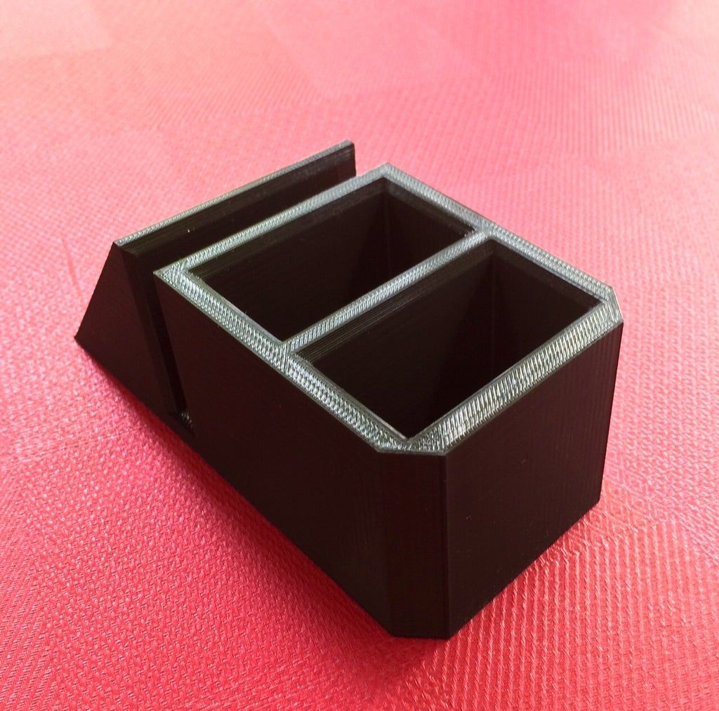 Download free STL file Dual Remote + wireless keyboard stand • 3D