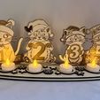 IMG_2539.jpeg Laser Cut File Advent candles cats 4mm