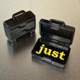 1.jpg STL-Datei Ausdruckbares Wortspiel - Just In Case kostenlos・Design zum 3D-Drucken zum herunterladen