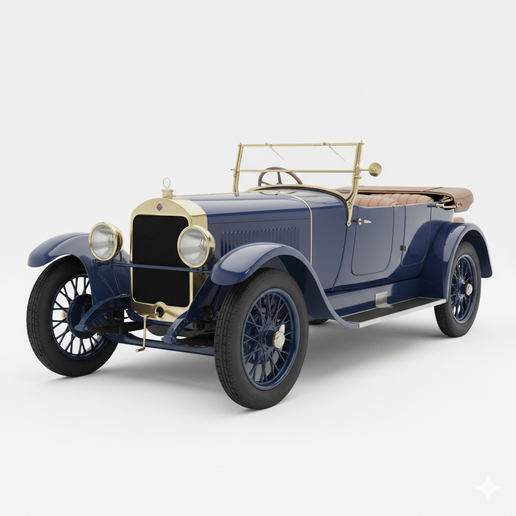 Alvis 12/50 (1923) classic V8 car STL, drag car STL, convertible STL, easy to print car, GT car STL, minivan STL, car statue STL, car keychain STL, 90s JDM STL, retro car STL, van STL, electric car STL, American muscle car STL, car figurine STL, drift leg
