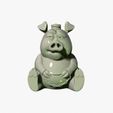 WHITE_RENDER.jpg funny pig toy in handcuffs