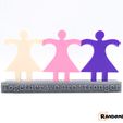 International-Women's-Day_1.jpg 3D file International Women's Day・3D printable model to download