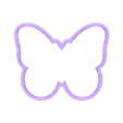 Butterfly Frame.stl Резак для печенья "Бабочка" также с дебоссером!