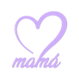 MAMÁ CORAZÓN 1.stl CORAZÓN MAMÁ
