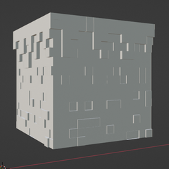 2023-02-16-12_32_33-Blender_-C__Users_esaut_Downloads_tierrademinecraft.blend.png STL file earth and stone block for minecraft diorama・3D print model to download