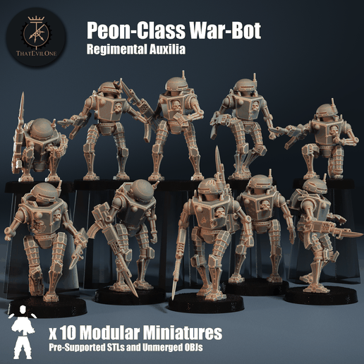 Peon-Class War-Bot - Presupported