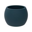 Special_Squares_Spherical_pot_Bowl.1502.jpg FINNED VASE - POT - PENCIL HOLDER OR PLANTER - ZIGZAG