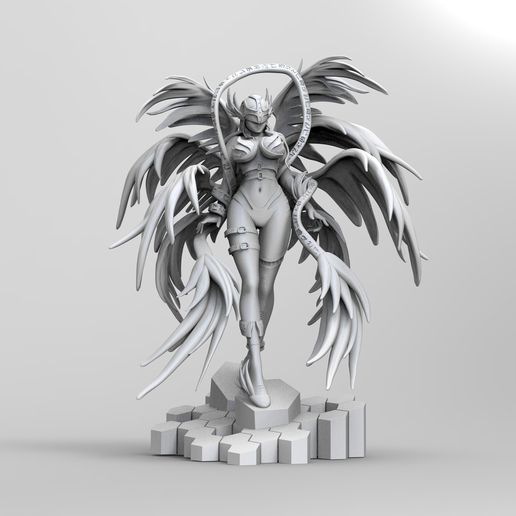 Angewomon - Pokemon ( 3D STL ) 3D model