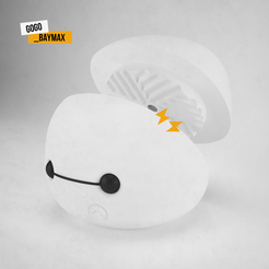 BAYMAX_1.png Archivo STL BAYMAX GRINDER/ PICADOR・Diseño para descargar y imprimir en 3D