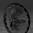 Screenshot_8.png Eagle Desktop Sculpture - Suspended 3D - Thread Art
