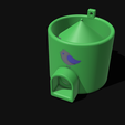 nest2.png STL-Datei Vogelnest mit Wasserauffangdach (aktualisiert) kostenlos・3D-Druck-Modell zum herunterladen