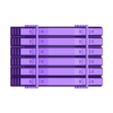 Concrete Sleepers Stacked 6x4.stl Model Railway Concrete Sleepers Stacked Various Designs