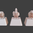 qwf.png Keycap 3D mechanical keyboard 80%-Capibara team