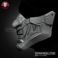 Ninja_Kamui_Mask_3D_Print_Model_STL_File_03.jpg Ninja Kamui Mask - Higan Oni Samurai Cosplay