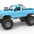 1.jpg 3D file Diecast Miss Bigfoot Ranger Monster Truck Scale 1:25・Design to download and 3D print