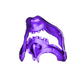 SkeletalVengeanceHoled.obj GHOST OF TSUSHIMA - Skeletal Vengeance Mask Fan Art Cosplay 3DPrint and Low Poly