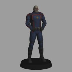 01.jpg Drax - Guardians of the Galaxy Vol. 3 LOW POLYGONS AND NEW EDITION