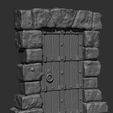 door12.jpg Dungeon door set - 3x closed doors + 3x stone arches
