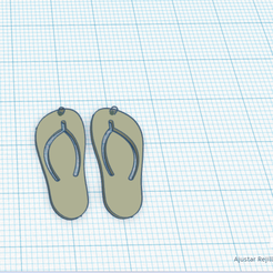 Captura-de-pantalla-2023-09-17-215019.png Free STL file earrings sandals・3D printing model to download
