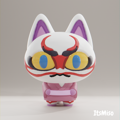 1.png ITSMISO 3D PRINTABLE STL FILE - KABUKI