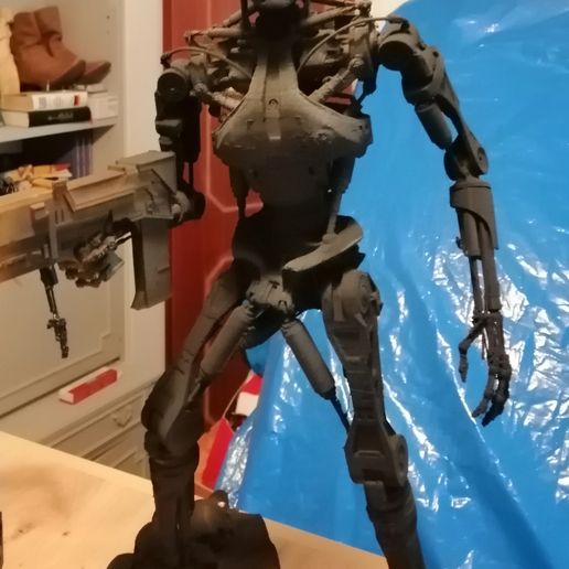 Terminator T-800 Endoskelett Rekvizit 3D-Druck Modell