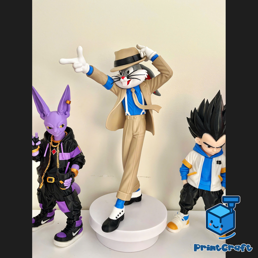 MJ Bunny _ BUGS BUNNY X MICHAEL JACKSON (MULTIPARTS/3MF/NoAMS ...