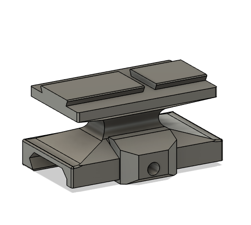 🔫 Aimpoint ACRO P2 Riser Mount・ STL File for 3D printing・Cults