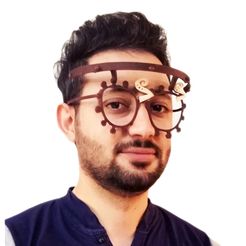 4.jpg Archivo STL gratuito gafas covid-19 y protector facial・Idea de impresión 3D para descargar