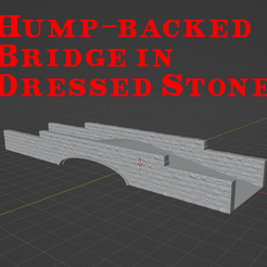 WideHumpBackedBridge.png Long Humpbacked Bridge in HO Scale