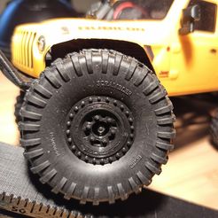cropped.jpg STL file Military Style Beadlock wheel for RC4WD 1.0" Tires・3D printer design to download