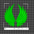 5.png Wings model 3D STL file