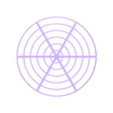 Koncentriniai_apskritimai.stl Concentric circles - test for delta printers bed alignment
