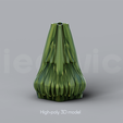 C_4_Renders_00.png Niedwica Vase C_4 | 3D printing vase | 3D model | STL files | Home decor | 3D vases | Modern vases | Floor vase | 3D printing | vase mode | STL