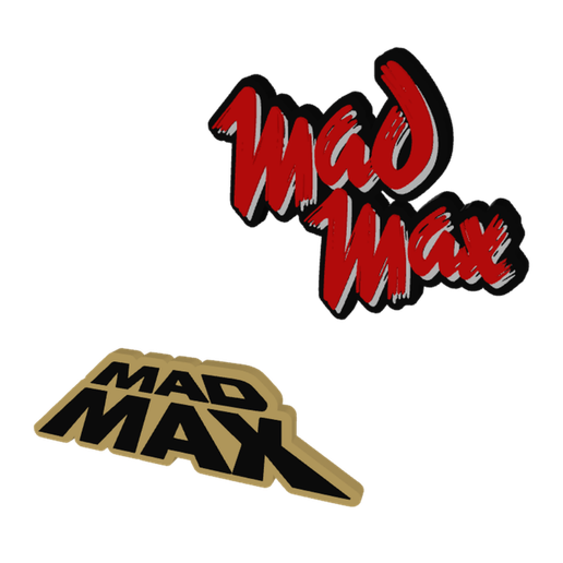 3D MULTICOLOR LOGO/SIGN - Mad Max (Two Versions)