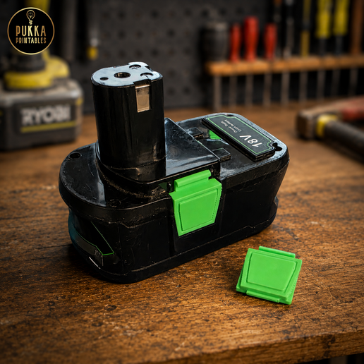 Ryobi Battery Clip Replacement STL | 3D Printable Repair Part